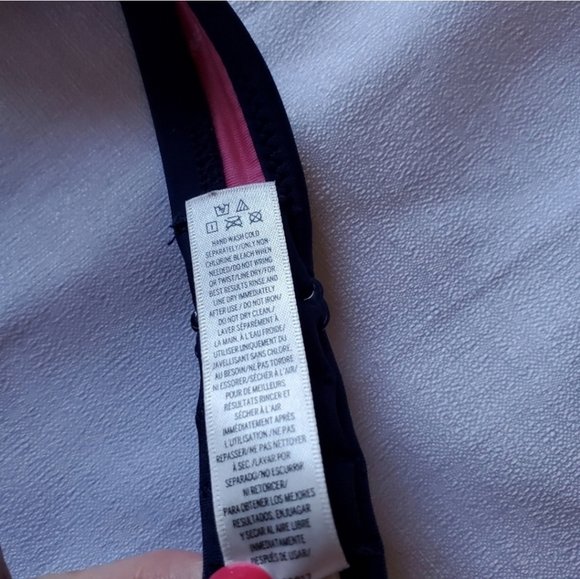 PINK by VS Bikini Top Womens‎ Xsmall Halter Beach Coastal Swim Tropical Sun XS - Picture 6 of 8